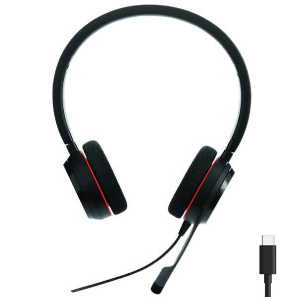 Jabra Evolve 20 MS Stereo Corded PC Headset USBC Jabra 4999823189